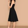Aahwan Women's Fit And Flare Midi Dress