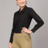 Style Quotient Women Solid Polycotton Regular Formal Shirt