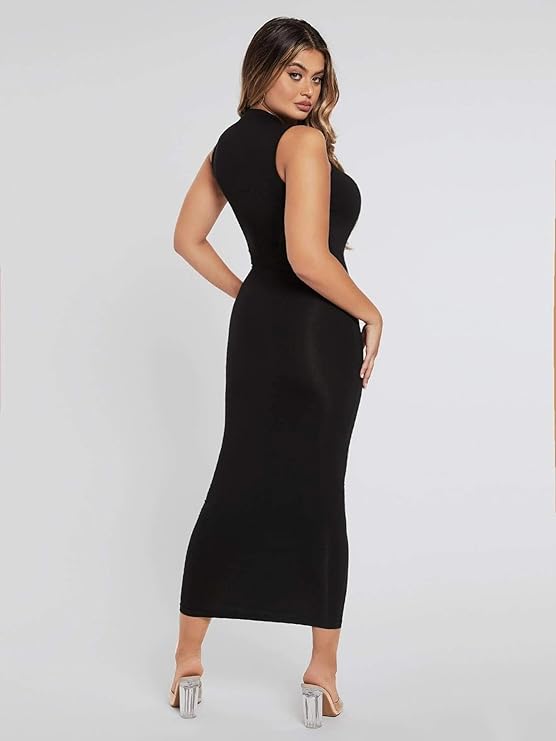 KOTTY Women's Bodycon Solid Midi Dress