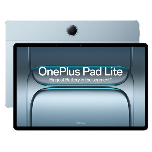 61NmETUvDiL._SL1500_ (1) OnePlus Pad Lite with Biggest Battery in Segment 9340 mAh, 11"(27.94 cm) Display with 500 nits Brightness & 11 Hrs of Video Playback, 6GB RAM 128GB Storage, WiFi, Aero Blue