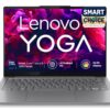 Lenovo Yoga Slim 7 (Smartchoice) Intel Core Ultra 9 185H 14"(35.5cm) WUXGA-OLED Laptop (32GB RAM/1TB SSD/AI PC/Windows 11/Microsoft 365 Basic + Office Home 2024/1Yr ADP Free/Grey/1.39Kg), 83CV00B3IN
