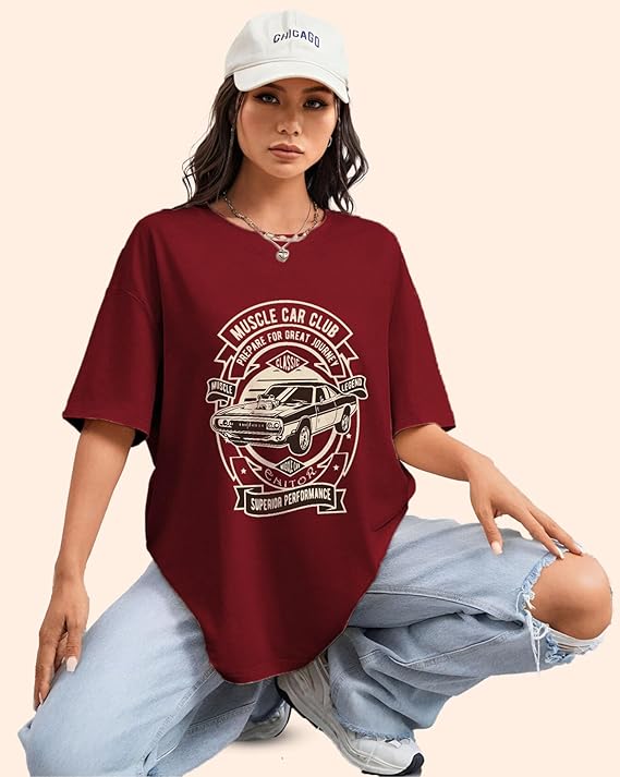 71iUbDx-2CL._SX569_ AUSK Oversized T-Shirts Womens || Printed Tshirt for Women