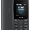 Nokia All-New 105 Single Sim Keypad Phone with Built-in UPI Payments, Long-Lasting Battery, Wireless FM Radio| 1 Year Replacement Guarantee | Charcoal