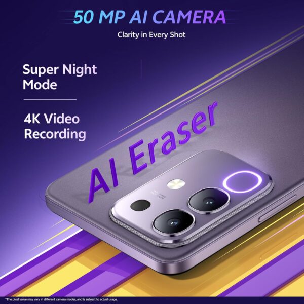 VIVO T4x (Pronto Purple, 6GB + 128GB)