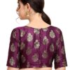 OOMPH! Womens Jacquard Boat Neck Blouse - rbbl184s