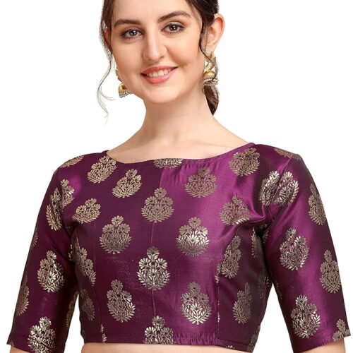 91PfNmyGxbL._SY879_ OOMPH! Womens Jacquard Boat Neck Blouse - rbbl184s