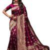 Lilots Women's Designer Banarasi Silk Jacquard Designer Saree With Blouse Piece