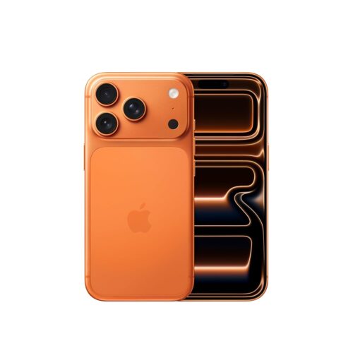 kjkjgh iPhone 17 Pro 256 GB: 15.93 cm (6.3″) Display with Promotion up to 120Hz, A19 Pro Chip, Breakthrough Battery Life, Pro Fusion Camera System with Center Stage Front Camera; Cosmic Orange