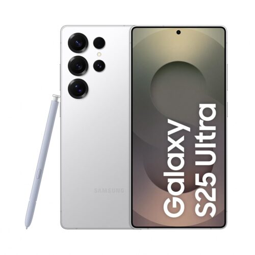 prod im Samsung Galaxy S25 Ultra 5G AI Smartphone (Titanium Whitesilver, 12GB RAM, 512GB Storage), 200MP Camera, S Pen Included, Long Battery Life
