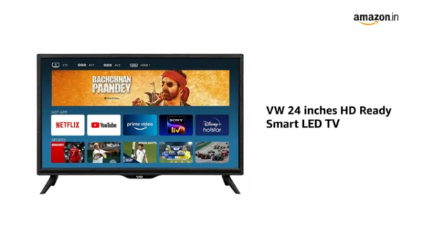 videoframe_2061 VW 80 cm (32 inches) Frameless Series HD Ready Android Smart LED TV VW32S 3.73.7 out of 5 stars (13.3K)
