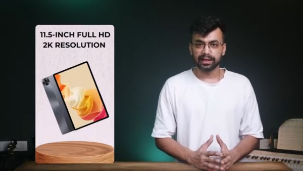 Click to see full view realme Pad 2 6 GB RAM 128 GB ROM 29.21 CM (11.5 inch) Large Display, 8360mAh Mega Battery, 7.2mm Ultra-Slim Design,MediaTek G99 Processor, 33W SUPERVOOC Charge, Wi-Fi Only Tablet (Inspiration Green)