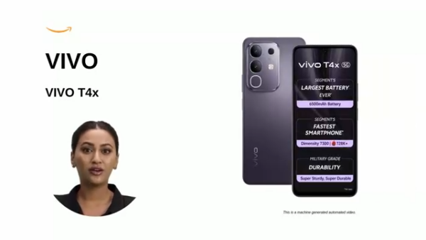 VIVO T4x (Pronto Purple, 6GB + 128GB)
