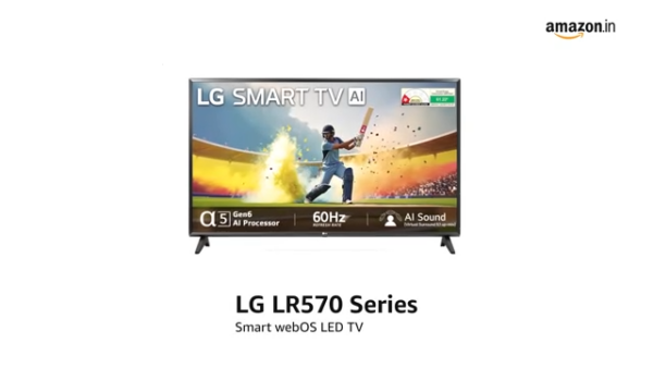 LG 80 cms (32 inches) LR570 Series Smart webOS LED TV 32LR570B6LA